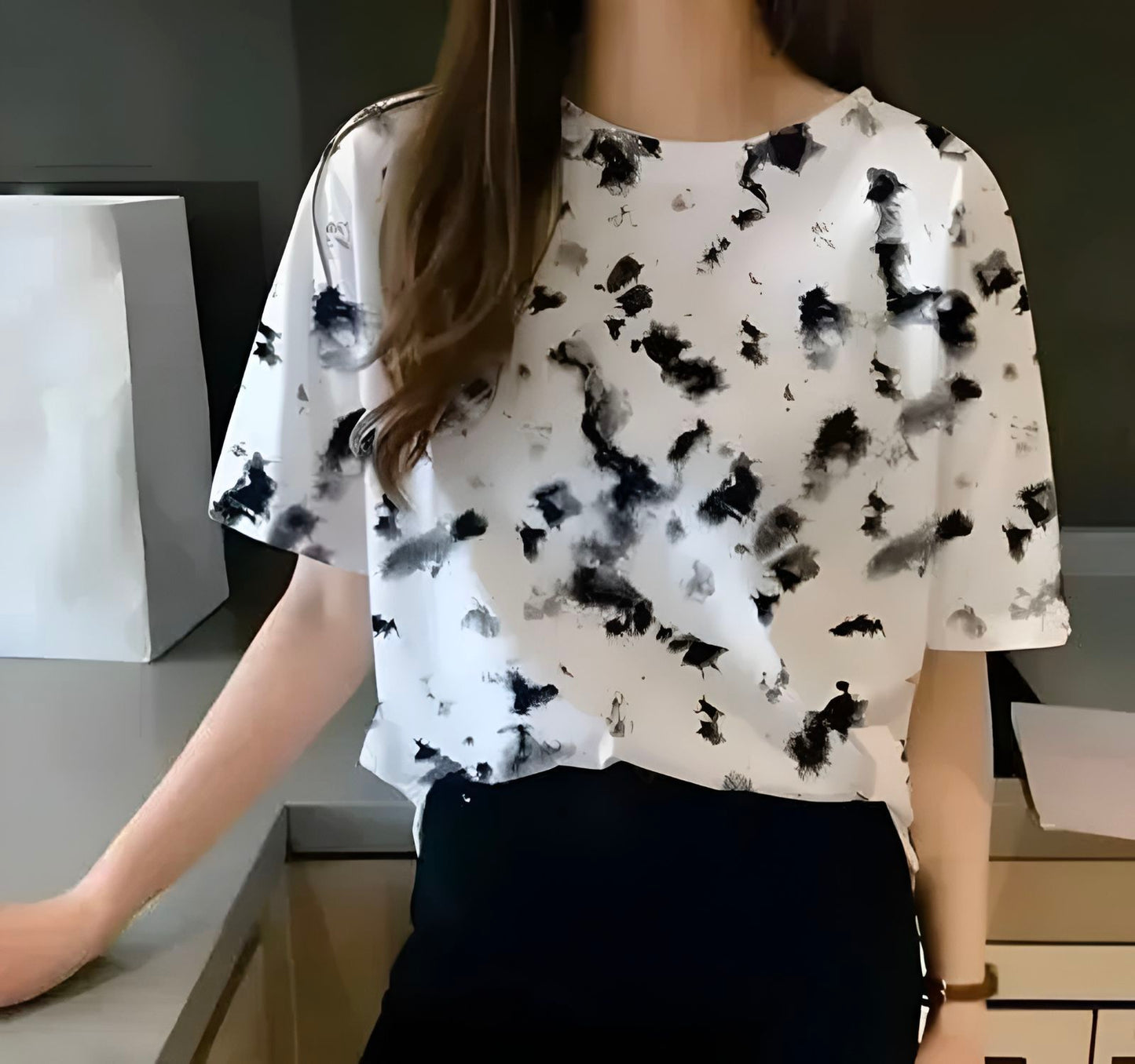 Printed Korean tshirt