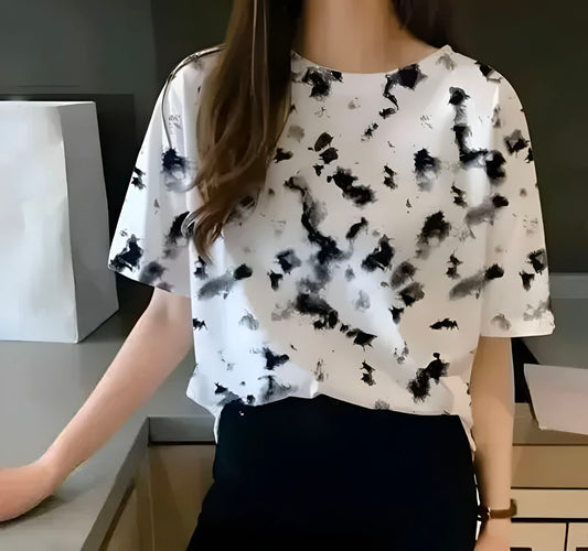 Printed Korean tshirt